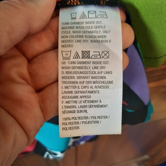 Vintage Bob Mackie Wearable Art geometric mixed animal print open front kimono - Picture 11 of 11